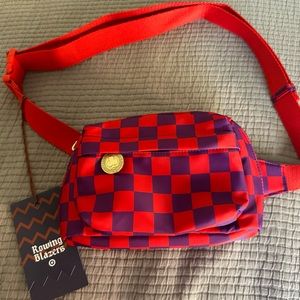 Checkered Belt Bag - Rowing Blazers x Target Red Purple NWT